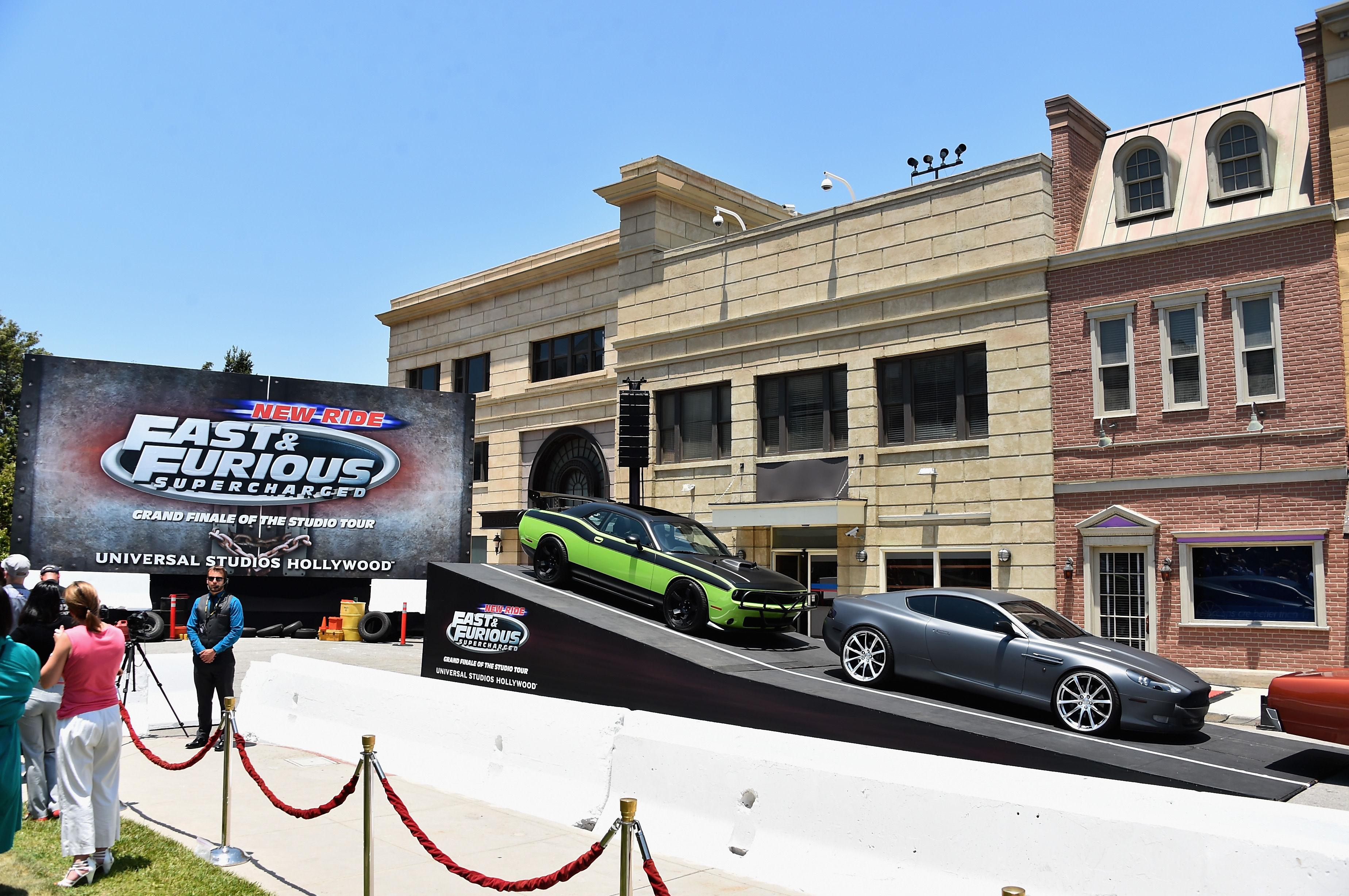 The premiere press event for the Universal Studios Hollywood Ride "Fast & Furious-Supercharged" at Universal Studios Hollywood on June 23, 2015 | Source: Getty Images