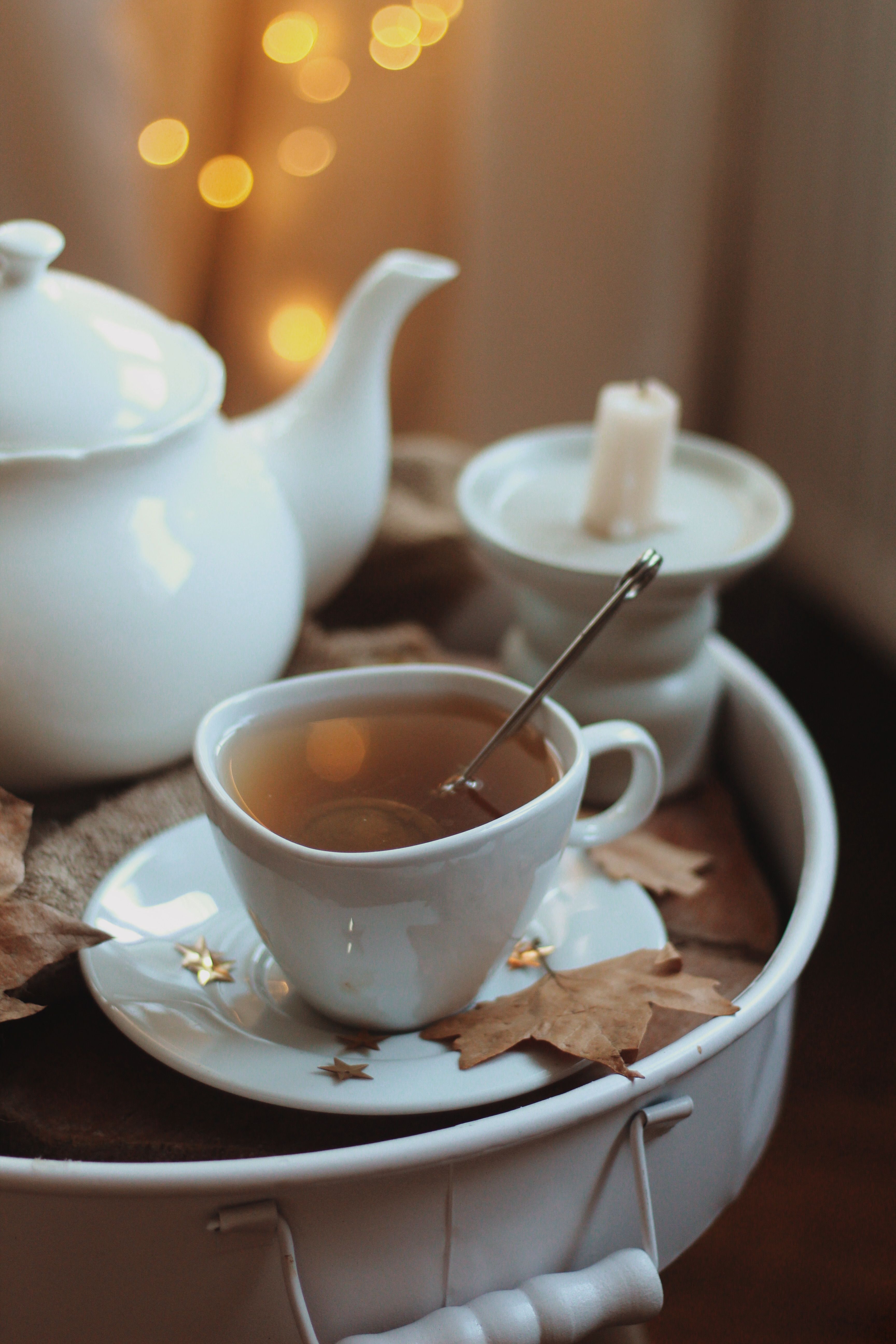 A tray with a cup of tea | Source: Pexels
