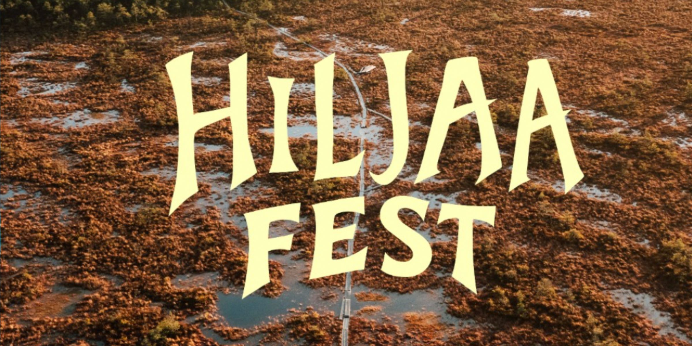 Hiljaa Fest logo on a wetland background | Source: instagram/finnishparks