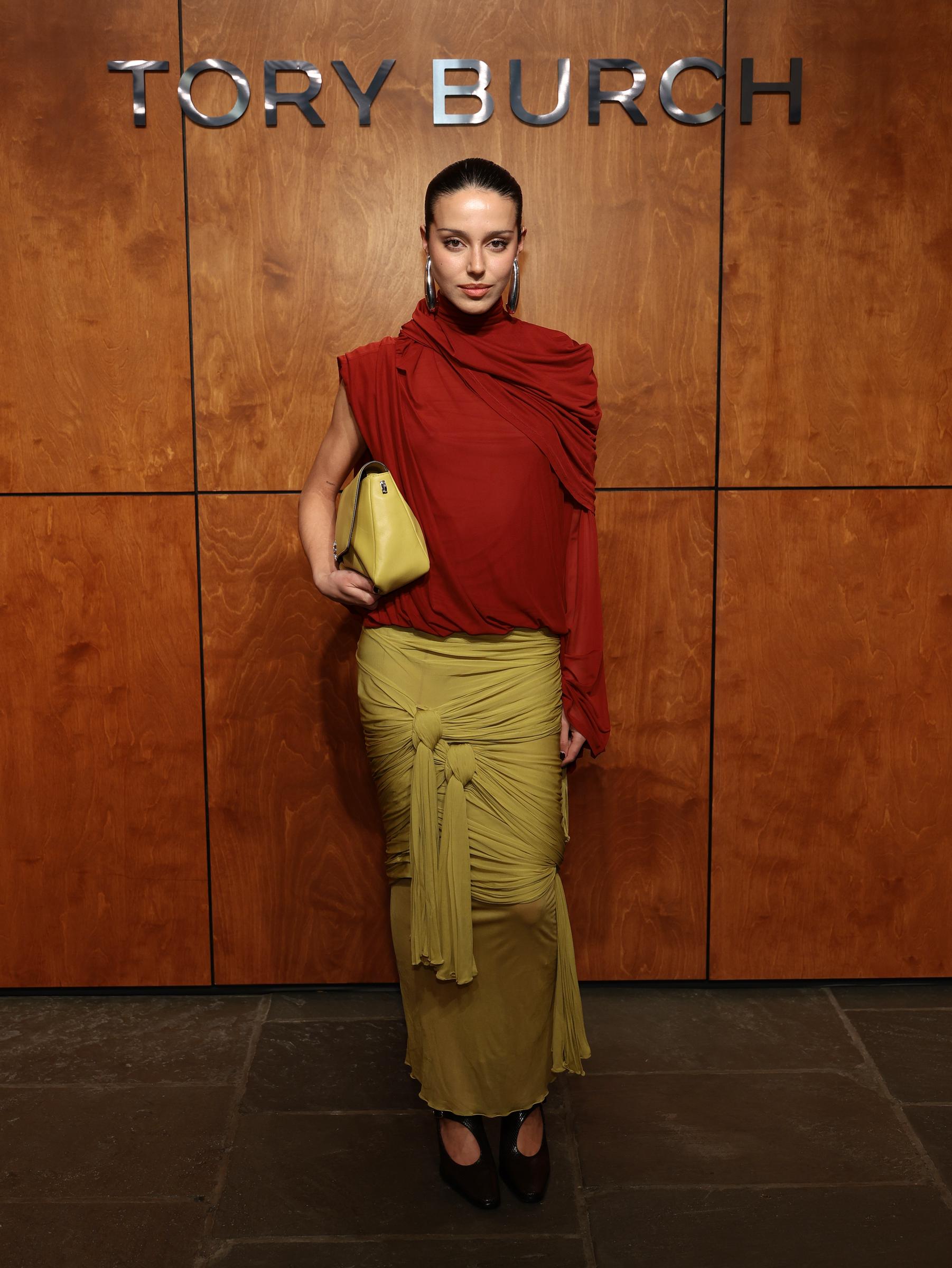 Maina Suarez attends Tory Burch Fall/Winter 2026 during New York Fashion Week at Sotheby's on February 11, 2026 in New York City | Source: Getty Images