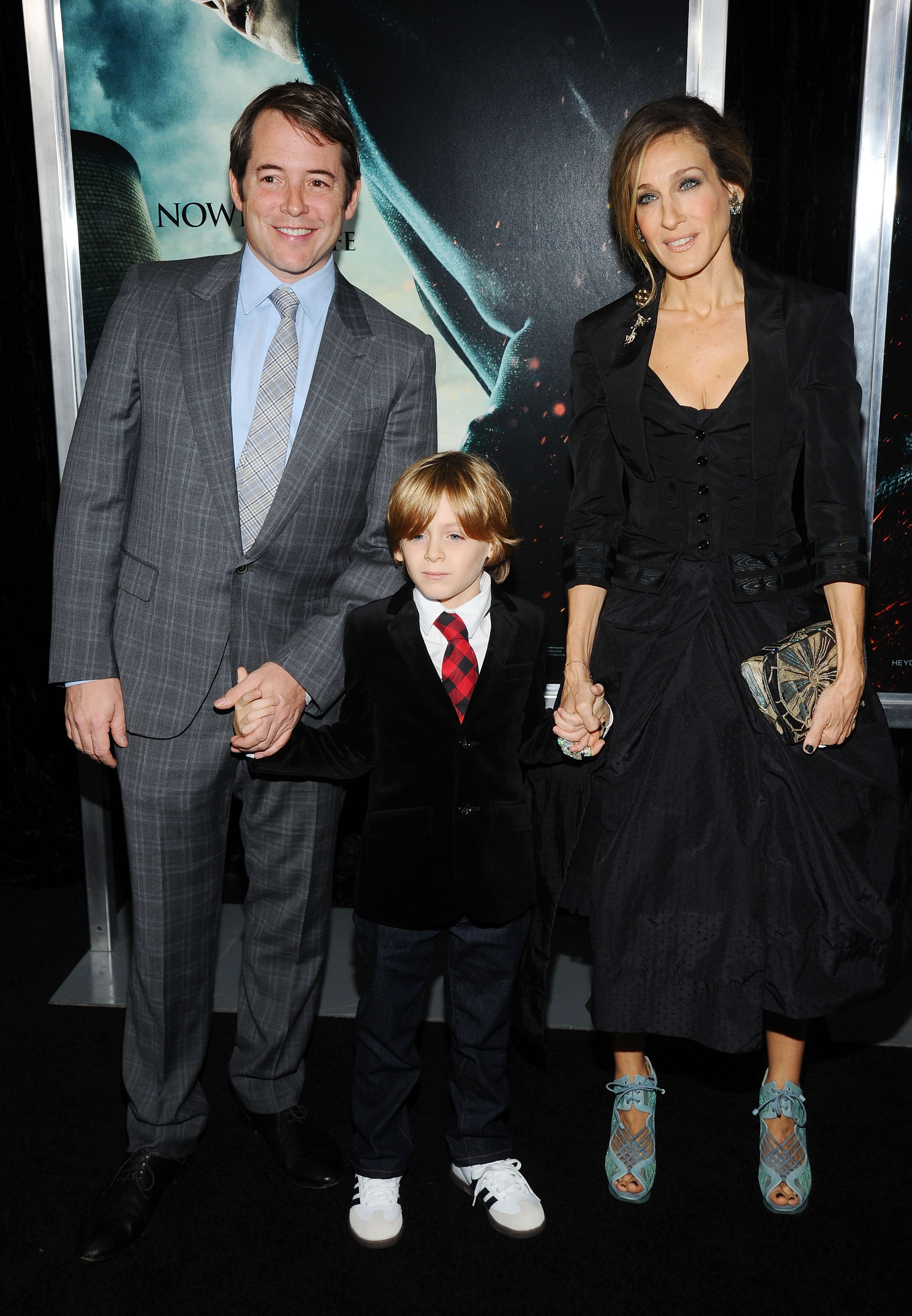 James joined his parents at the New York premiere of Harry Potter and the Deathly Hallows: Part 1 in November 2010. | Source: Getty Images.