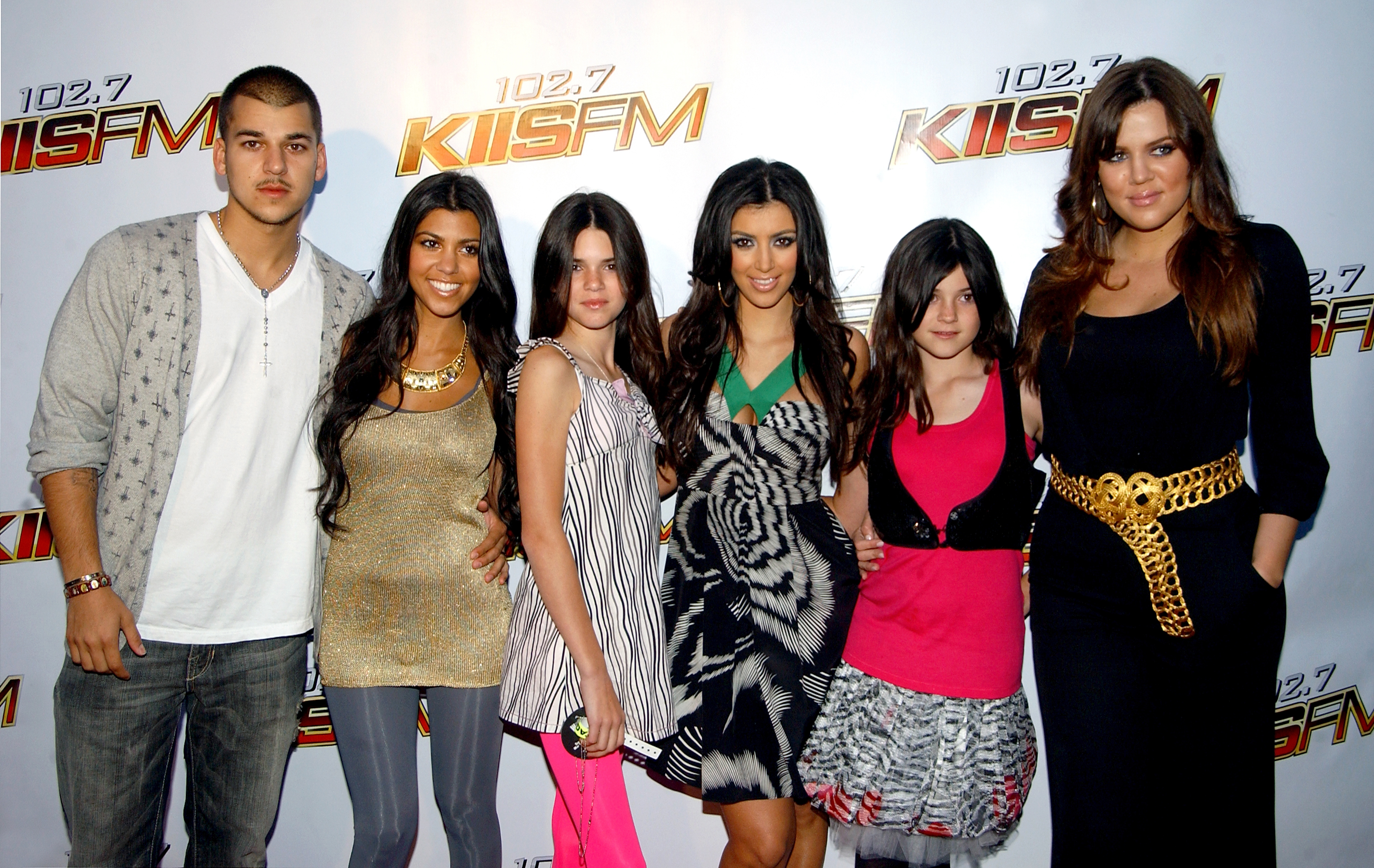 Rob joined Kourtney, Kim, Khloé, Kendall, and Kylie at KIIS-FM's Wango Tango concert in Irvine, California, on May 10, 2008. | Source: Getty Images