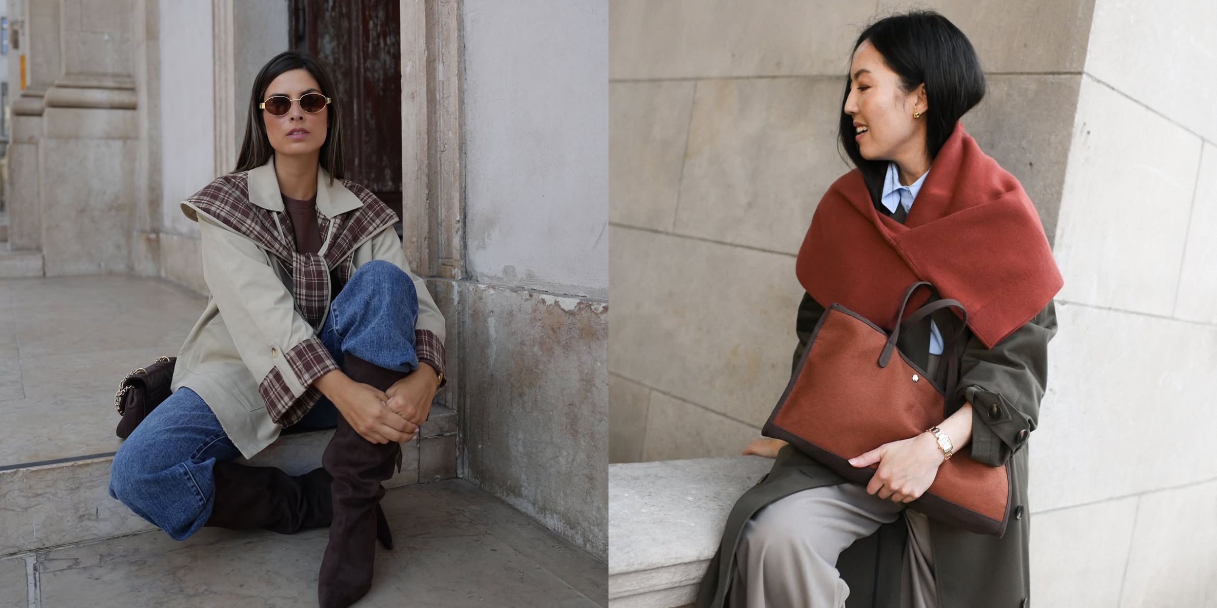 A woman wearing a layered outfit | Source: Instagram/ceefebrand/9to5chic