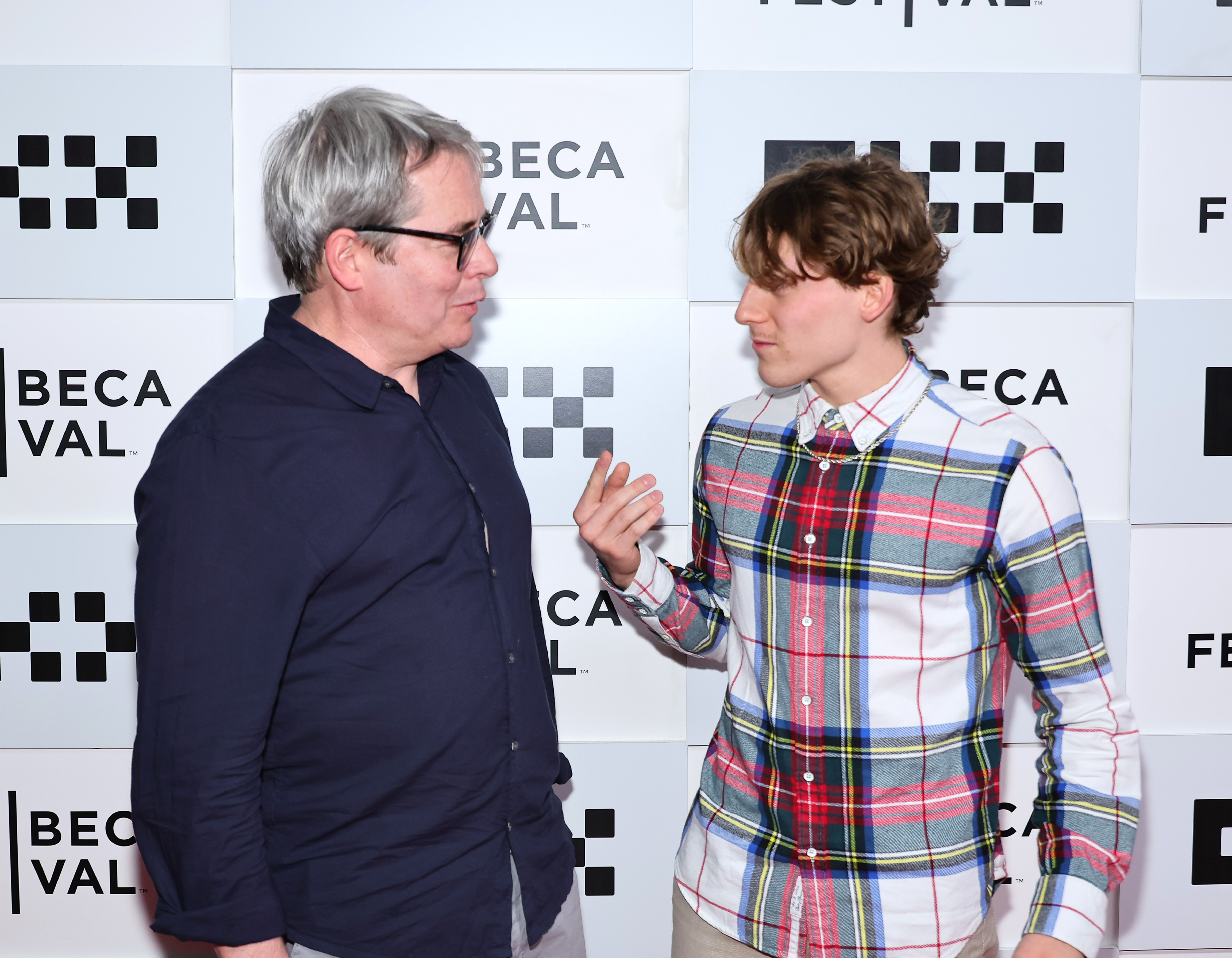 James Wilkie joined his father at the Tribeca Festival in 2023, where Matthew Broderick's documentary The Lionheart premiered, exploring the life and racing career of NASCAR driver Dan Wheldon. | Source: Getty Images.