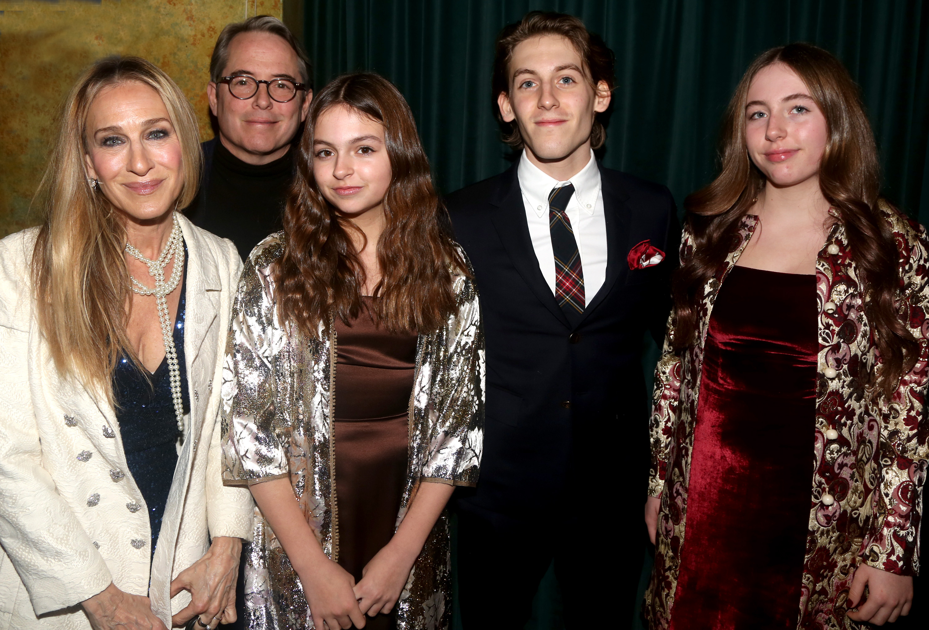Parker and Broderick's twin daughters, Tabitha and Marion, arrived via surrogate in 2009, nearly seven years after James was born. | Source: Getty Images.